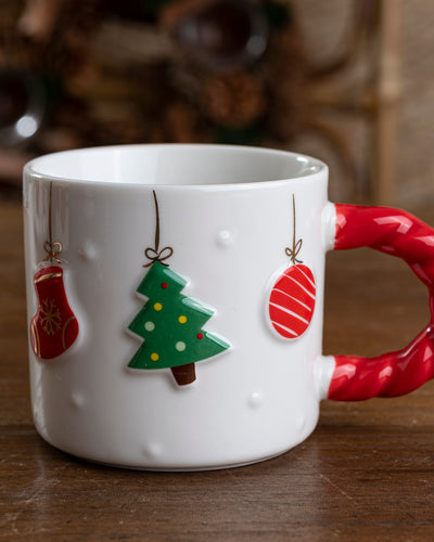 TAZA DE ARBOL+ PLATO NAVIDAD