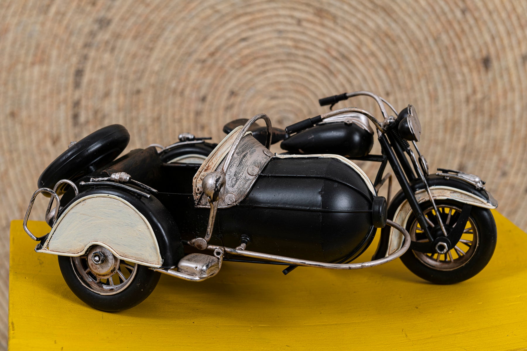 MOTO SIDECAR MINIATURA METAL