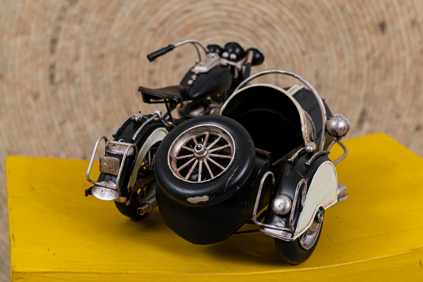 MOTO SIDECAR MINIATURA METAL