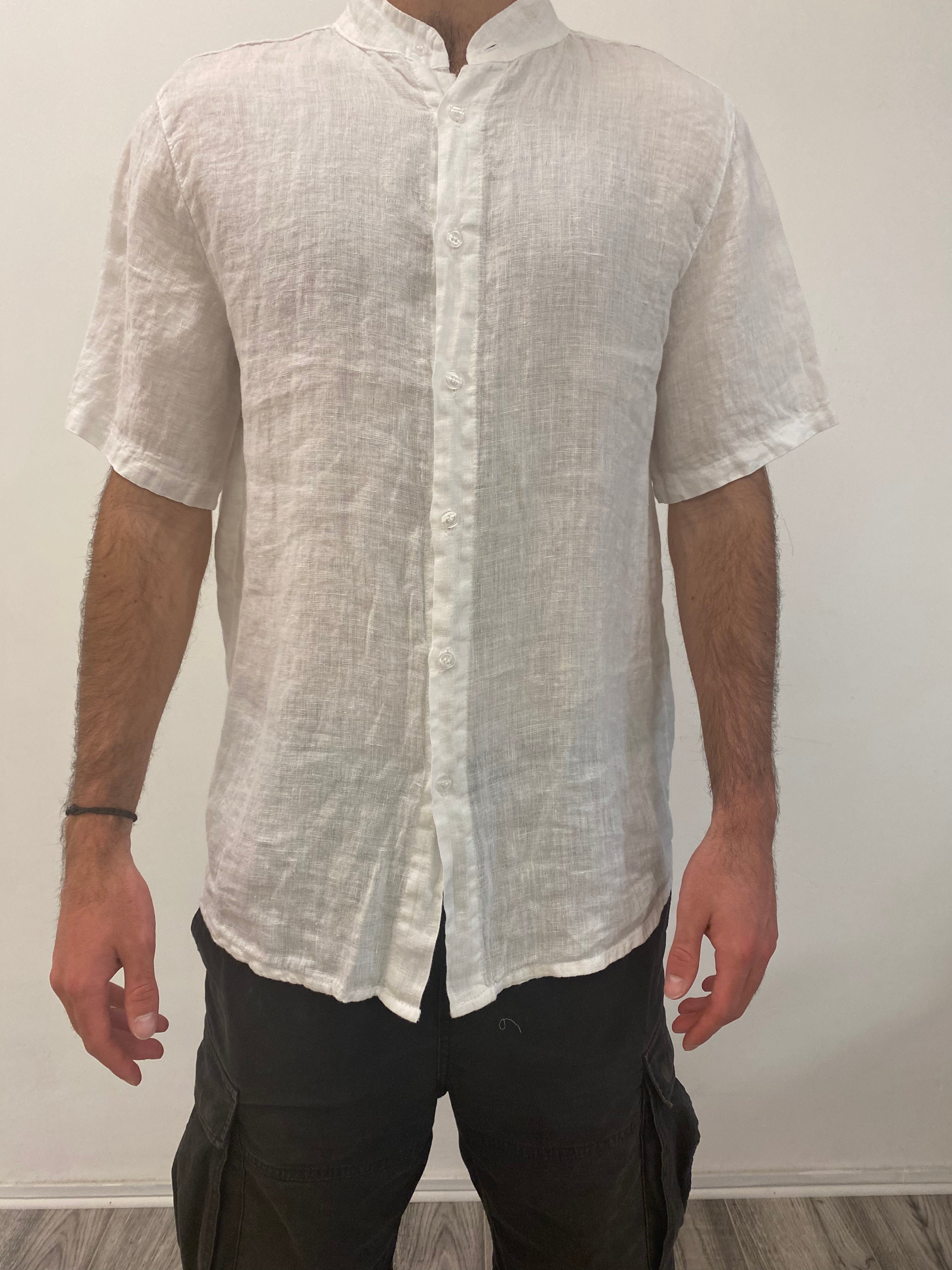 CAMISA RAFFAELE LINO HOMBRE BLANCO