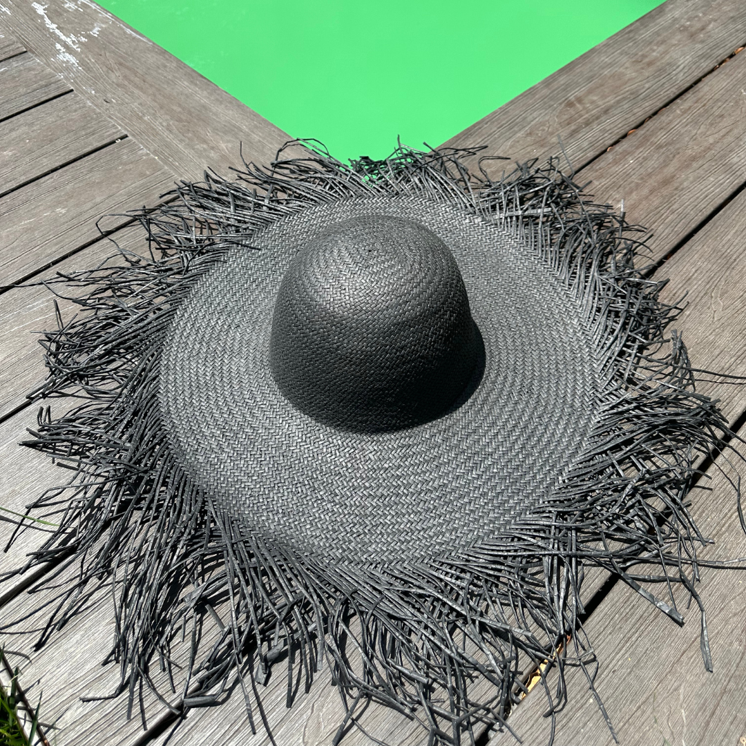 SOMBRERO DE PLAYA NEGRO